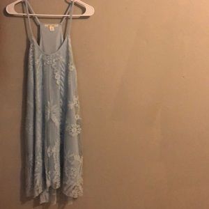 Miami(Francesca’s) blue spaghetti strap dress